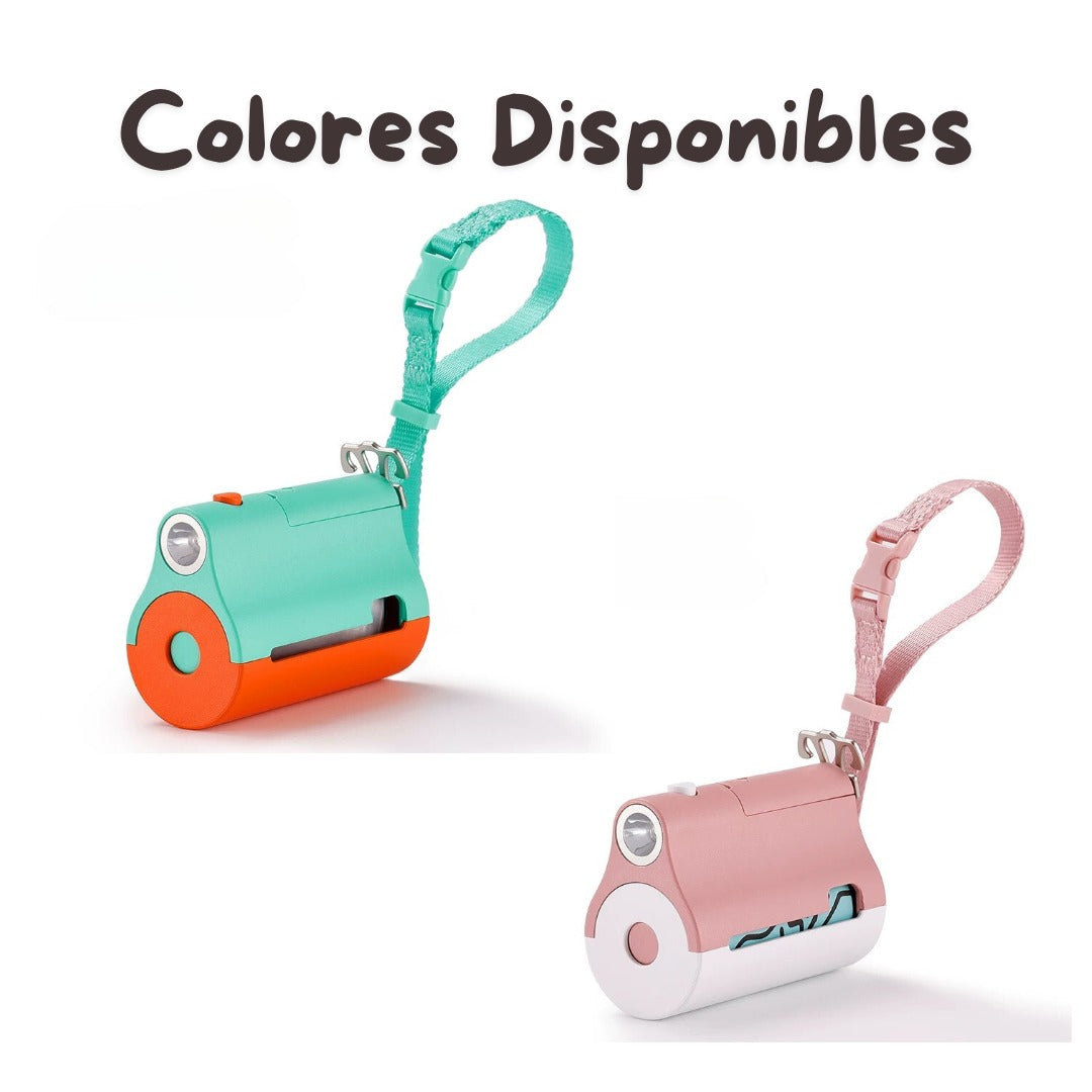 DISPENSADOR DE BOLSAS CON LUZ LED