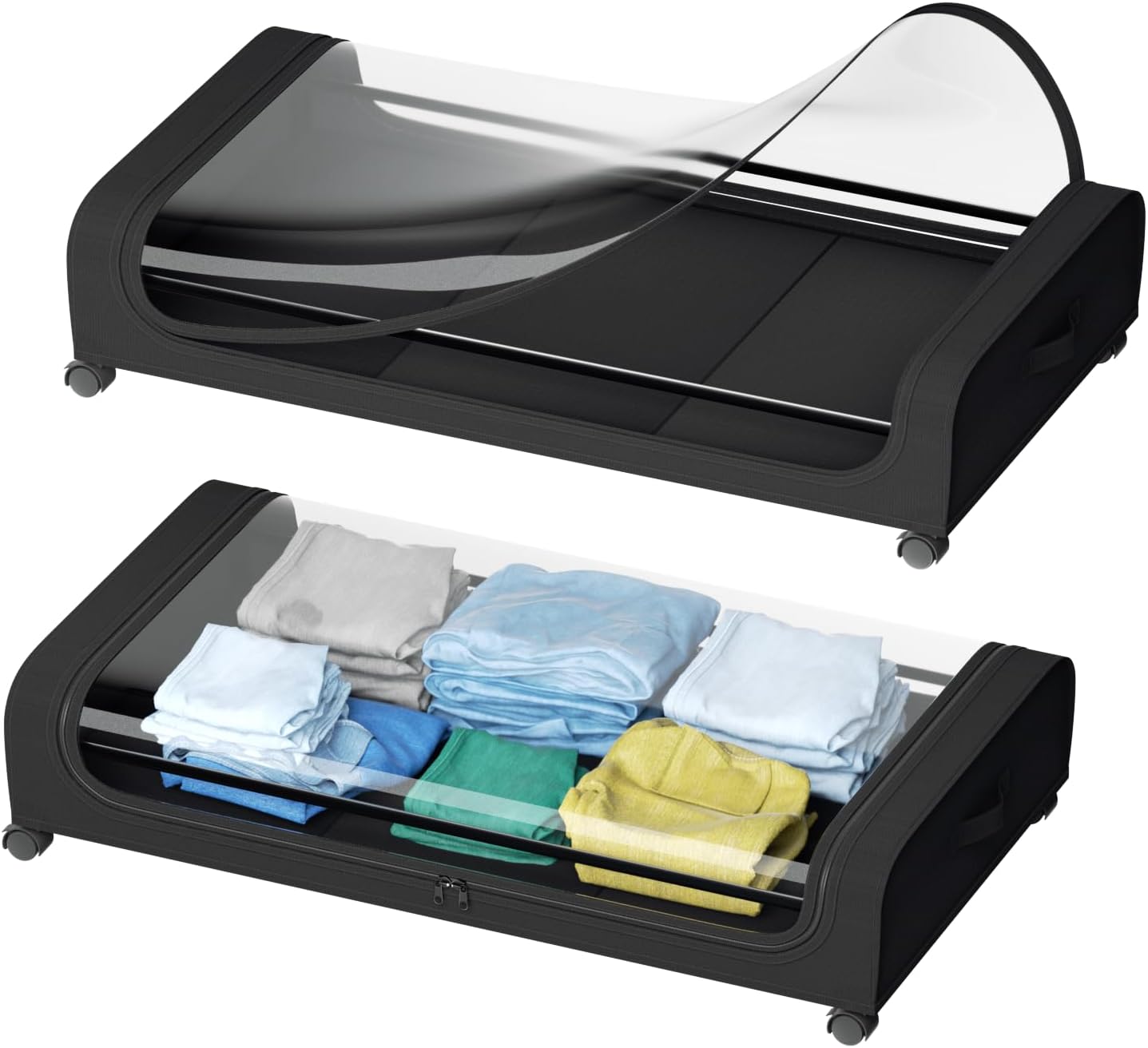 CAJA DE ALMACENAMIENTO CON RODINES