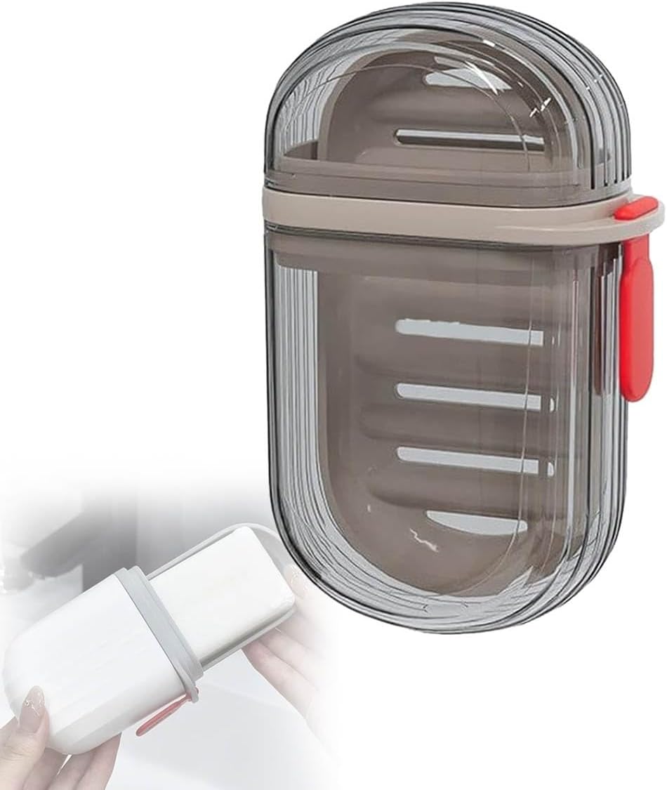 JABONERA DE CON ESTUCHE PARA BACTERIAS O DE VIAJE (2UNDS)