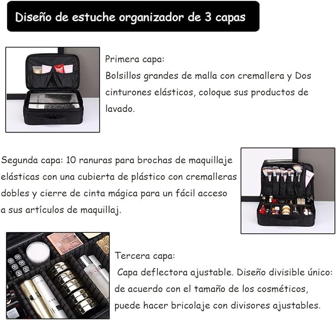 MALETÍN ORGANIZADOR DE MAQUILLAJE