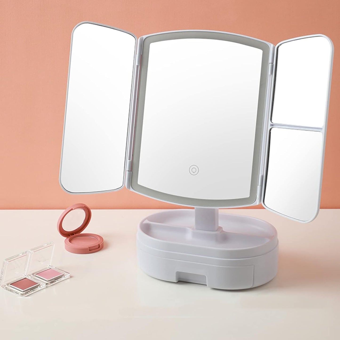 ESPEJO CON LUZ LED EXTENSIBLE