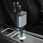 CARGADOR 4 EN 1 PARA CARRO CON CABLES RETRÁCTILES