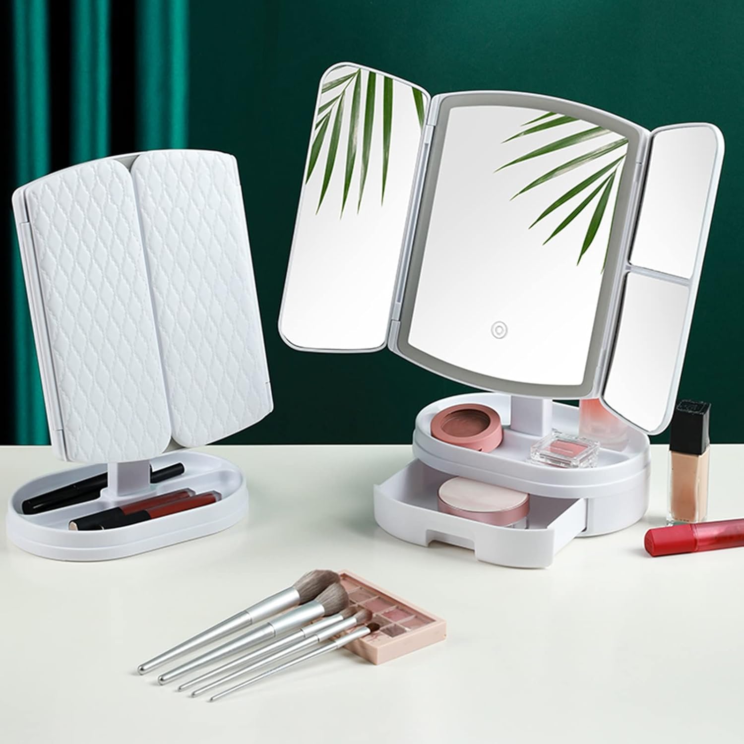 ESPEJO CON LUZ LED EXTENSIBLE
