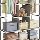 CLOSET ORGANIZADOR  DE TELA ARMABLE GRANDE 1,70CM X 170CM