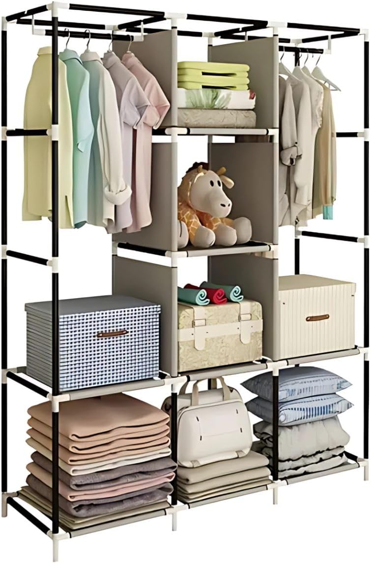 CLOSET ORGANIZADOR  DE TELA ARMABLE GRANDE 1,70CM X 170CM