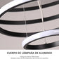 LAMPARA LED MODERNA DE 3 ANILLOS