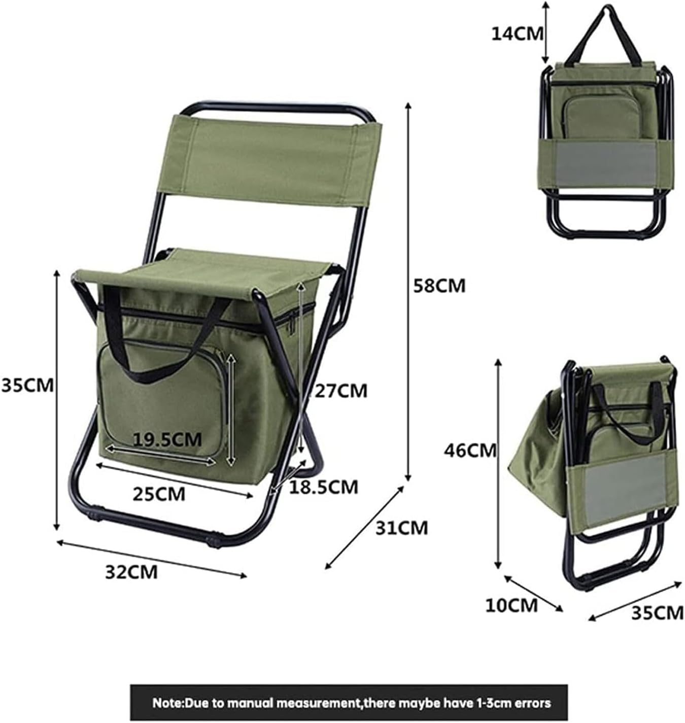 SILLA PLEGABLE CON ALMACENAMIENTO