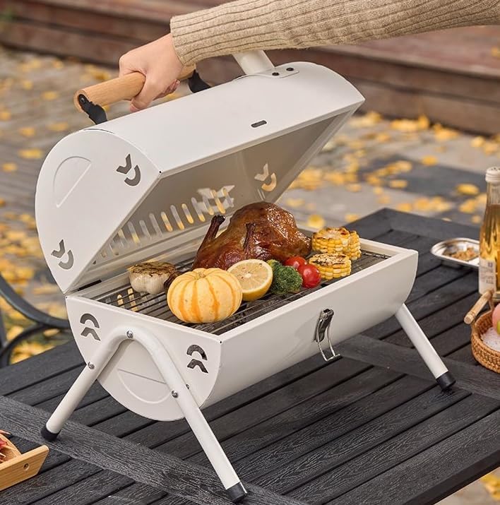 PARRILLA PORTÁTIL DOBLE CIRCULAR