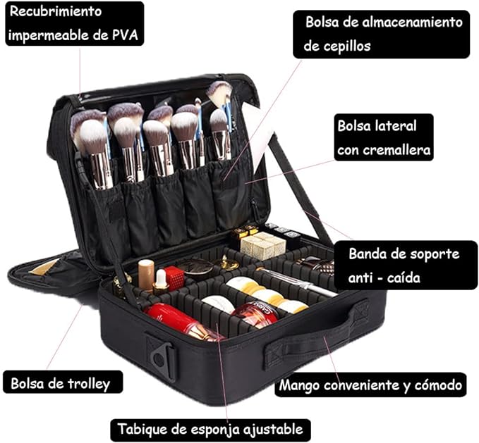 MALETÍN ORGANIZADOR DE MAQUILLAJE