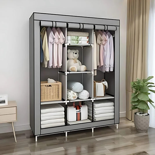 CLOSET ORGANIZADOR  DE TELA ARMABLE GRANDE 1,70CM X 170CM