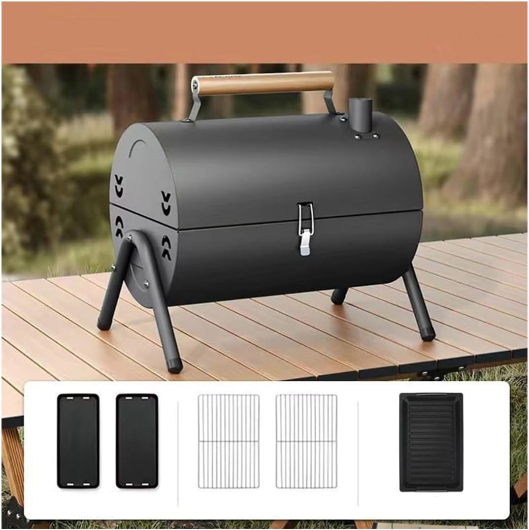 PARRILLA PORTÁTIL DOBLE CIRCULAR