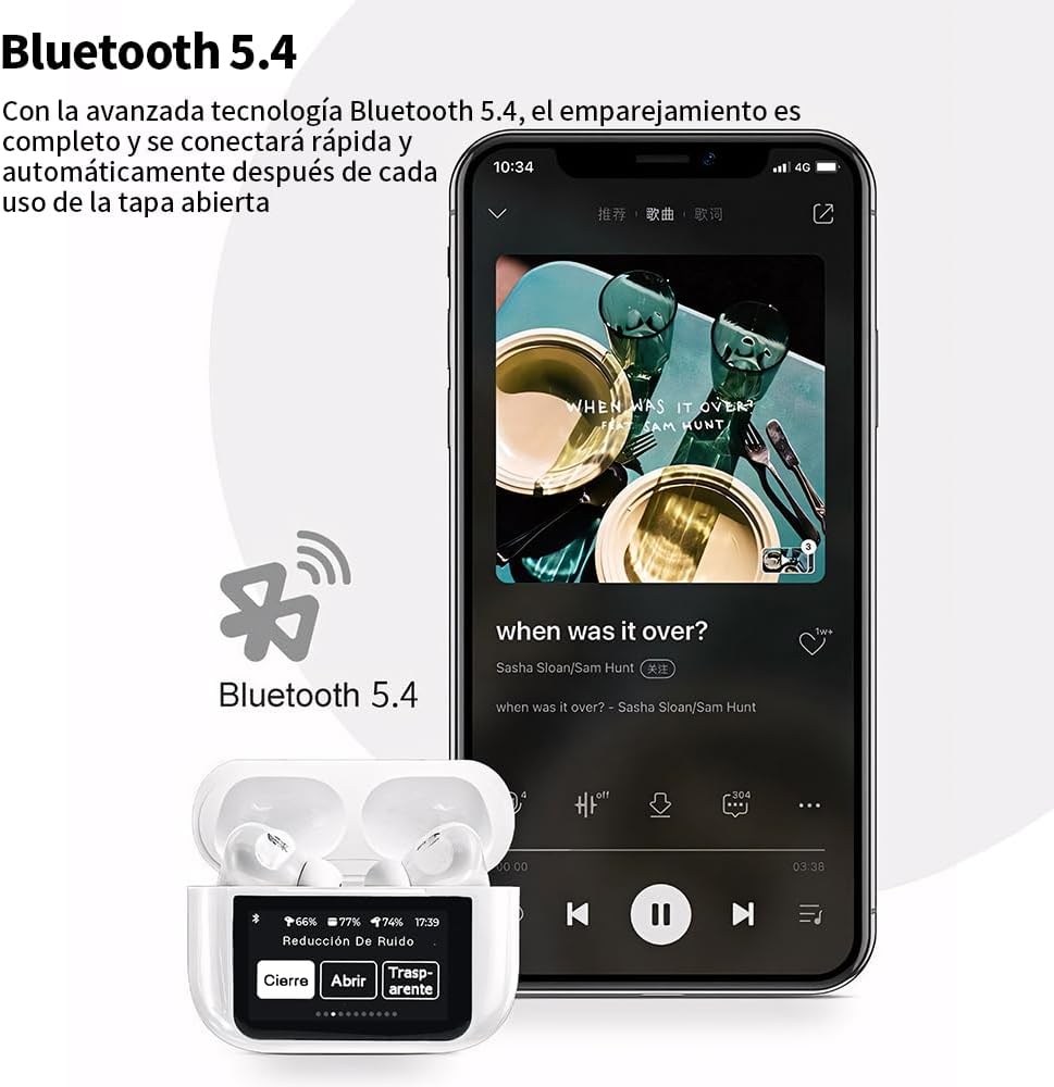 AUDIFONOS AIRPODS CON PANTALLA TACTIL