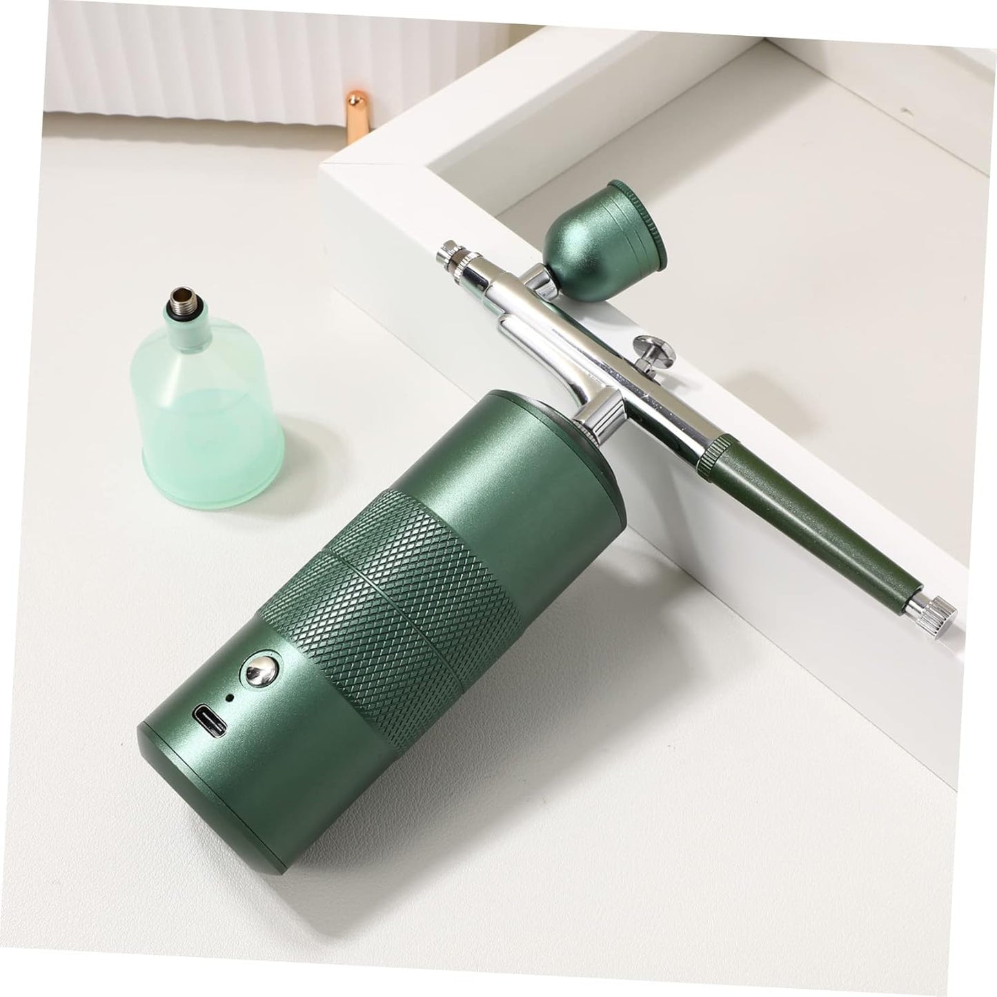 KIT AERÓGRAFO 3 EN 1 MAQUILLAJE, UÑAS Y ARTE MANUAL