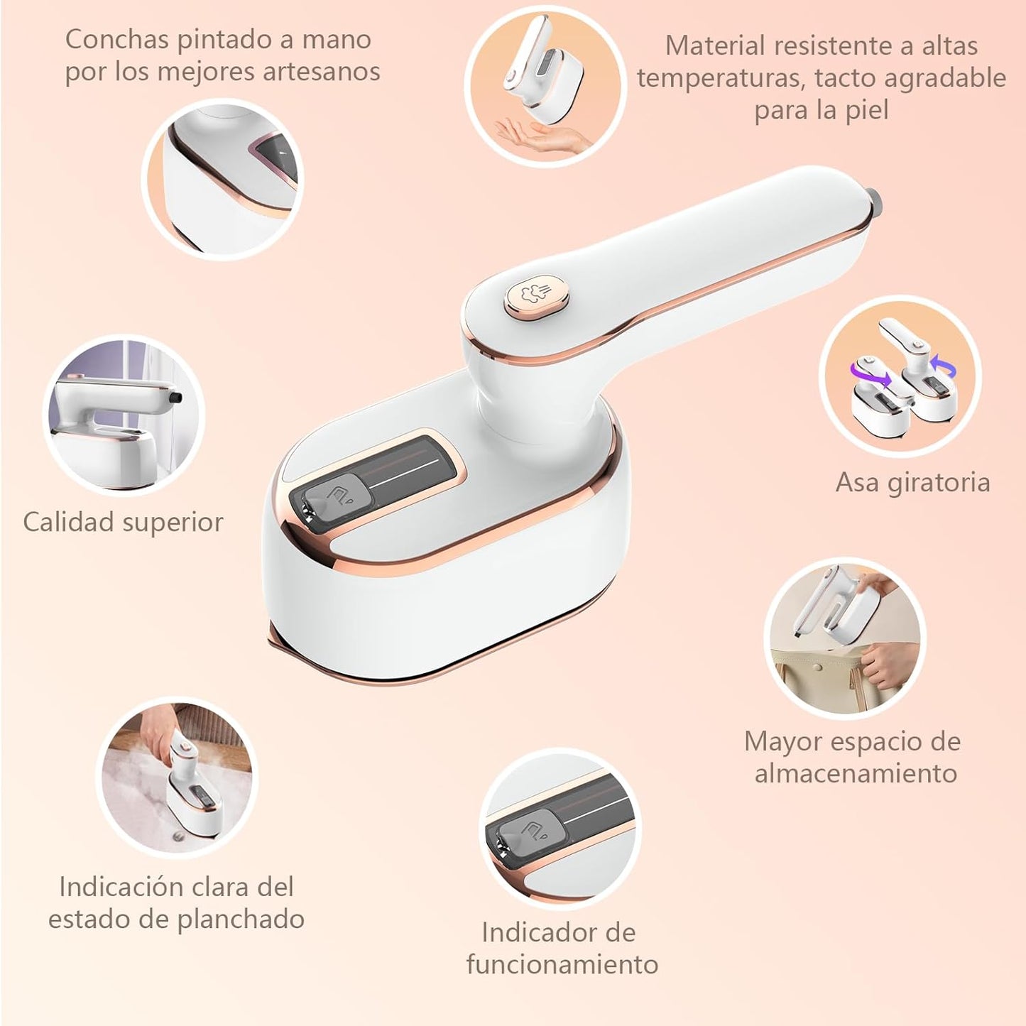 PLANCHA DE VAPOR PORTÁTIL MODELO 2025
