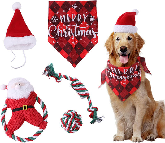 Set Navideño para Mascota 5 Pack