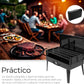 ASADOR PORTÁTIL PLEGABLE  CON UTENCILIOS DE COCINA