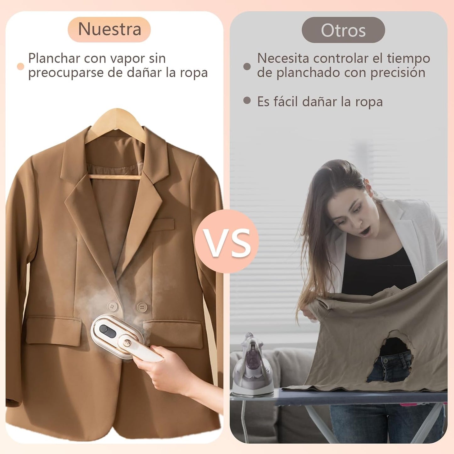 PLANCHA DE VAPOR PORTÁTIL MODELO 2025