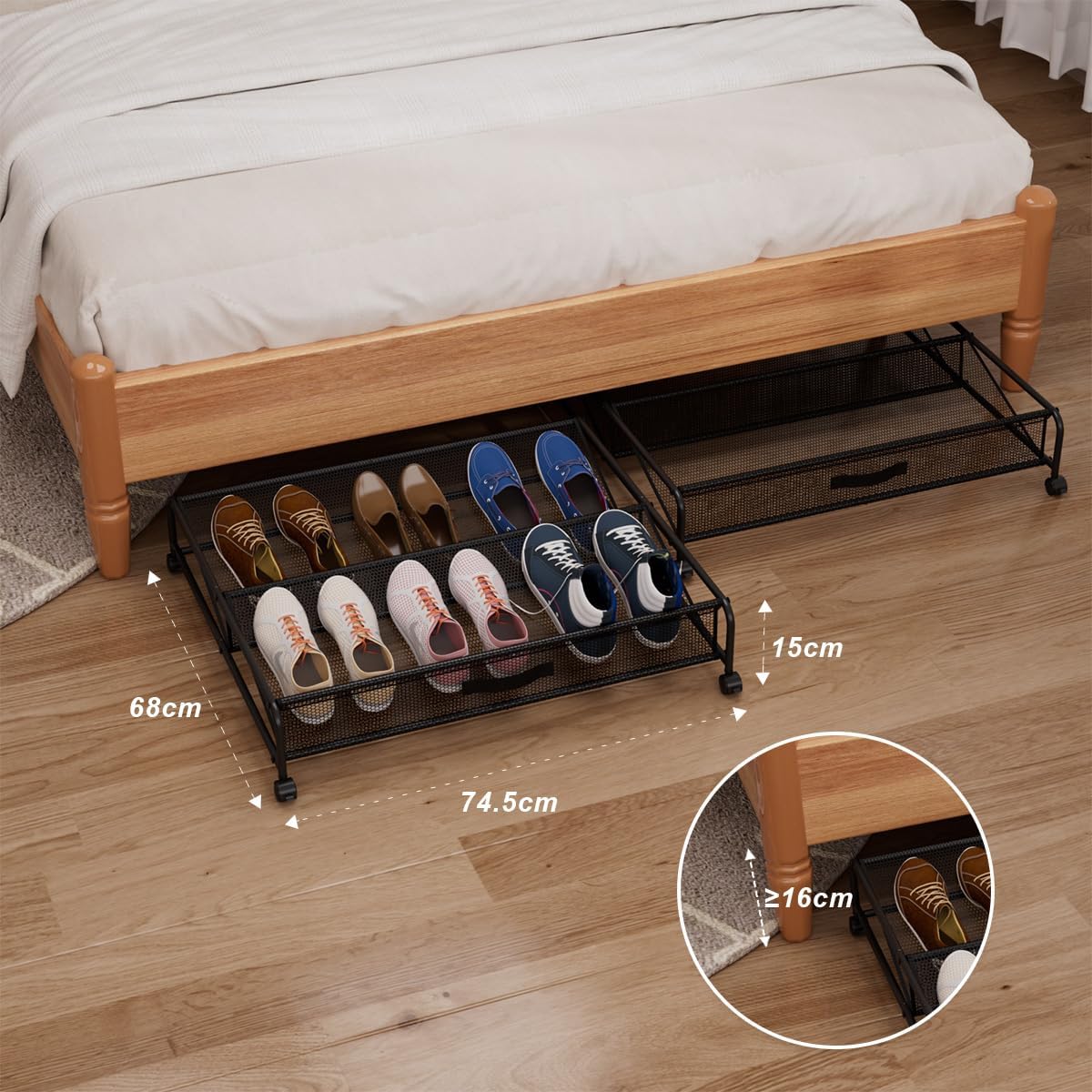 ZAPATERA DESPLAZABLE BAJO MUEBLES