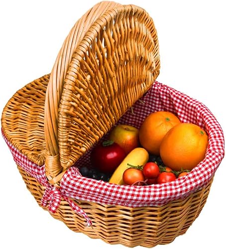 CESTA DE PICNIC DE MIMBRE