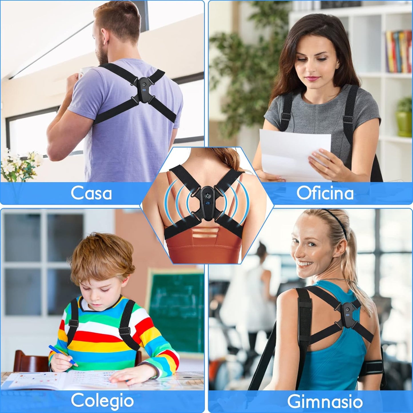 CORRECTOR DE POSTURA CON SENSOR