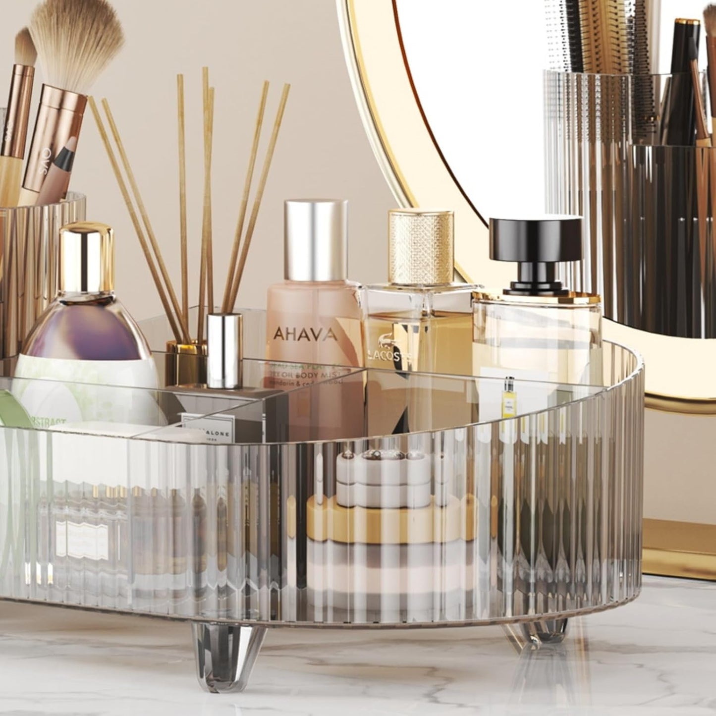 ORGANIZADOR GIRATORIO DE MAQUILLAJE
