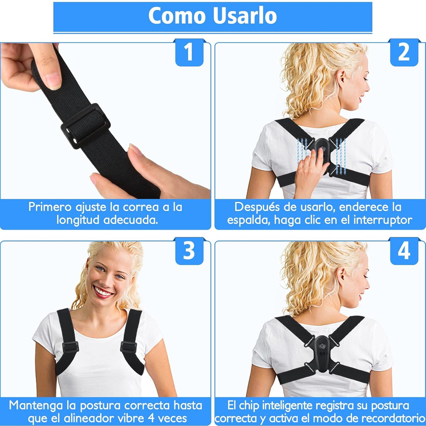 CORRECTOR DE POSTURA CON SENSOR