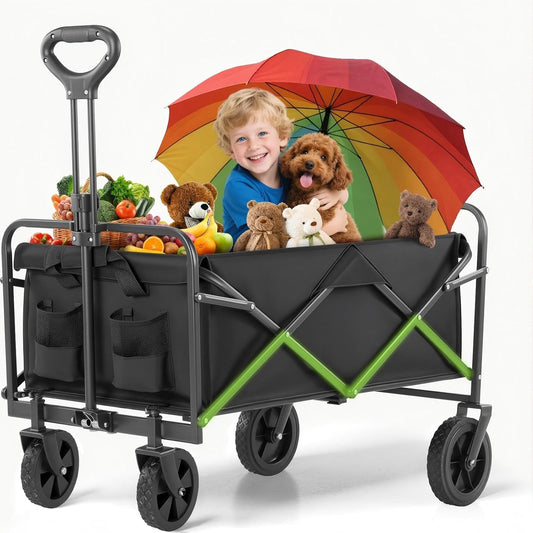 CARRITO PLEGABLE CON RUEDAS MULTIUSOS