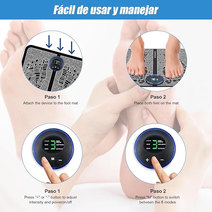 ALMOHADILLA DE MASAJE PARA PIES ELÉCTRICA