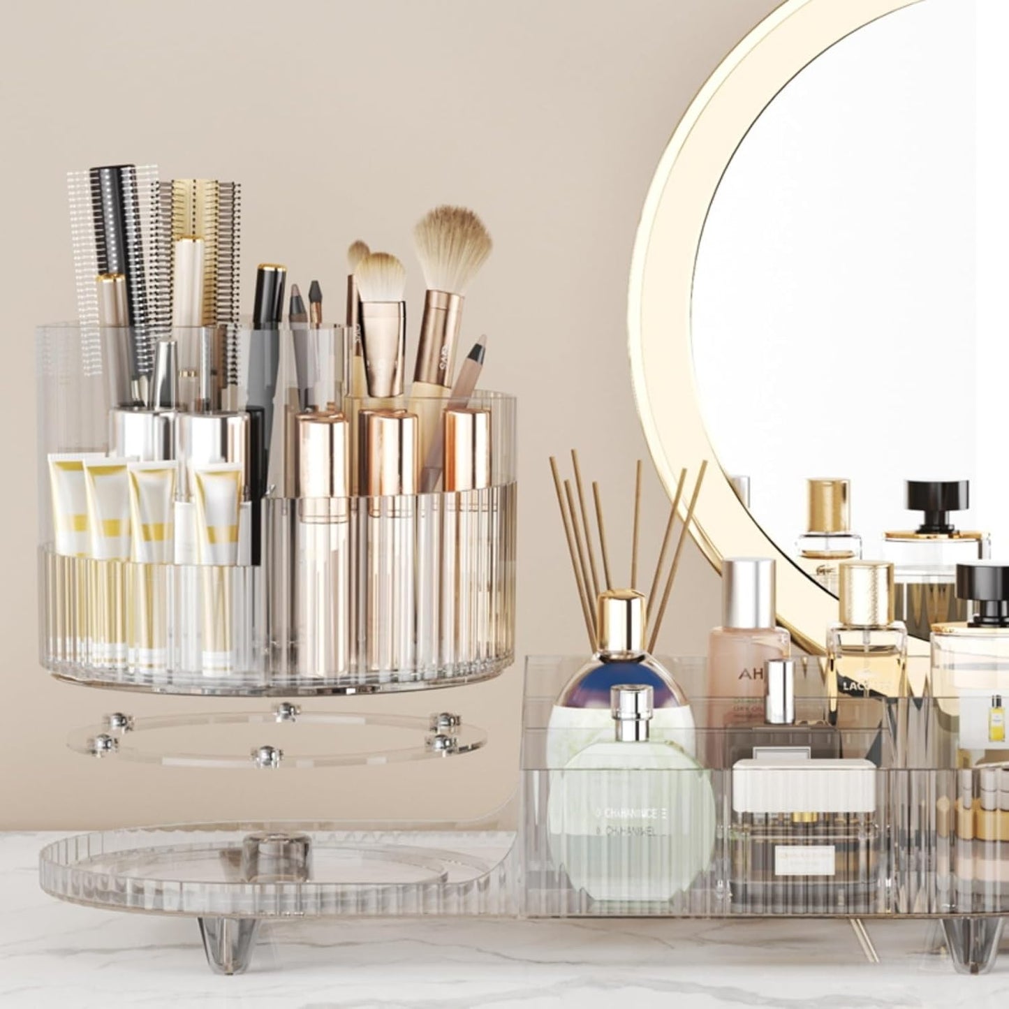 ORGANIZADOR GIRATORIO DE MAQUILLAJE