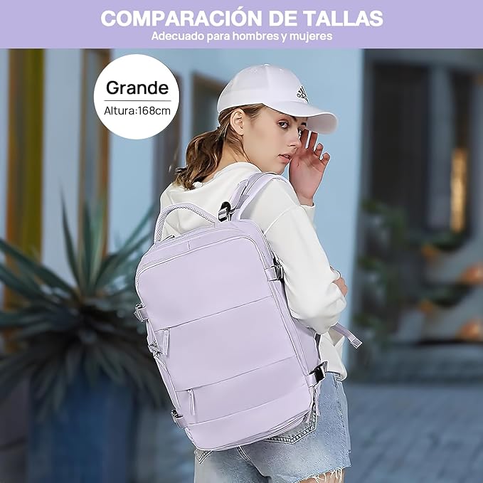 MOCHILA DE VIAJE CON PUERTO USB