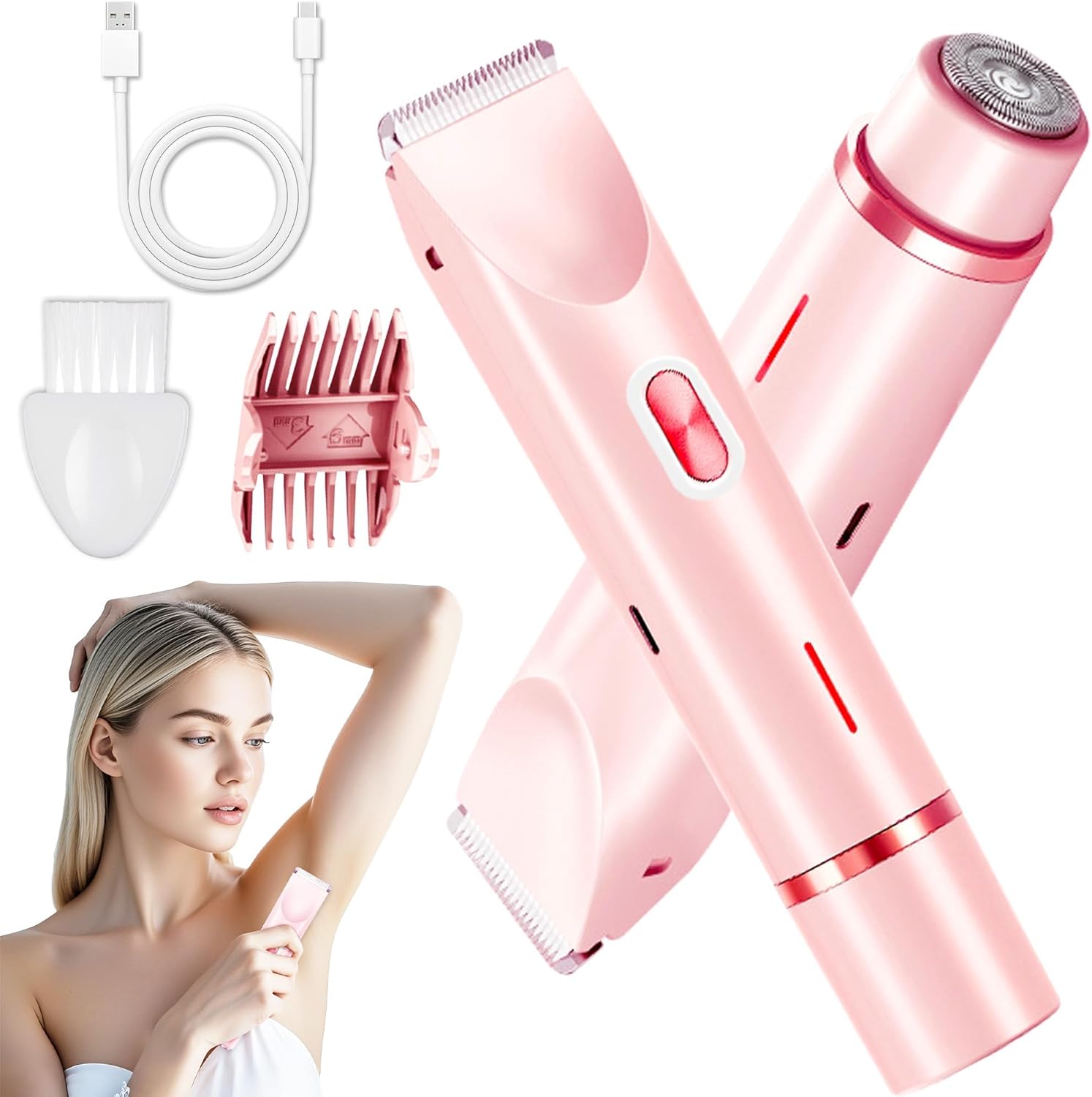 RASURADORA PORTÁTIL 2 EN 1 PARA MUJER