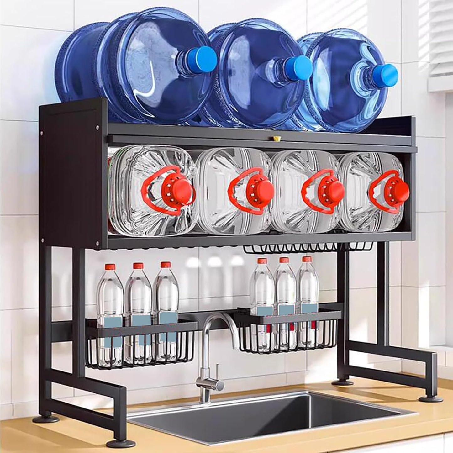 ESCURRIDOR DE PLATOS GRANDE MULTIFUNCIONAL PARA COCINA