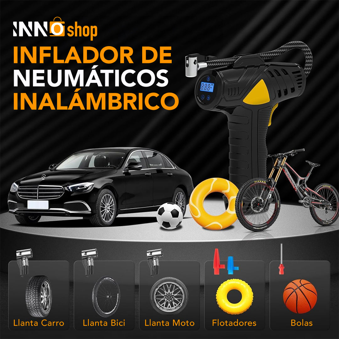 INFLADOR DE NEUMÁTICOS INALÁMBRICO 3665