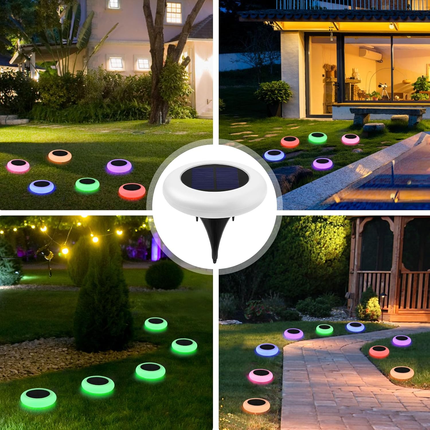 LÁMPARAS SOLARES DE JARDIN PARA EXTERIORES