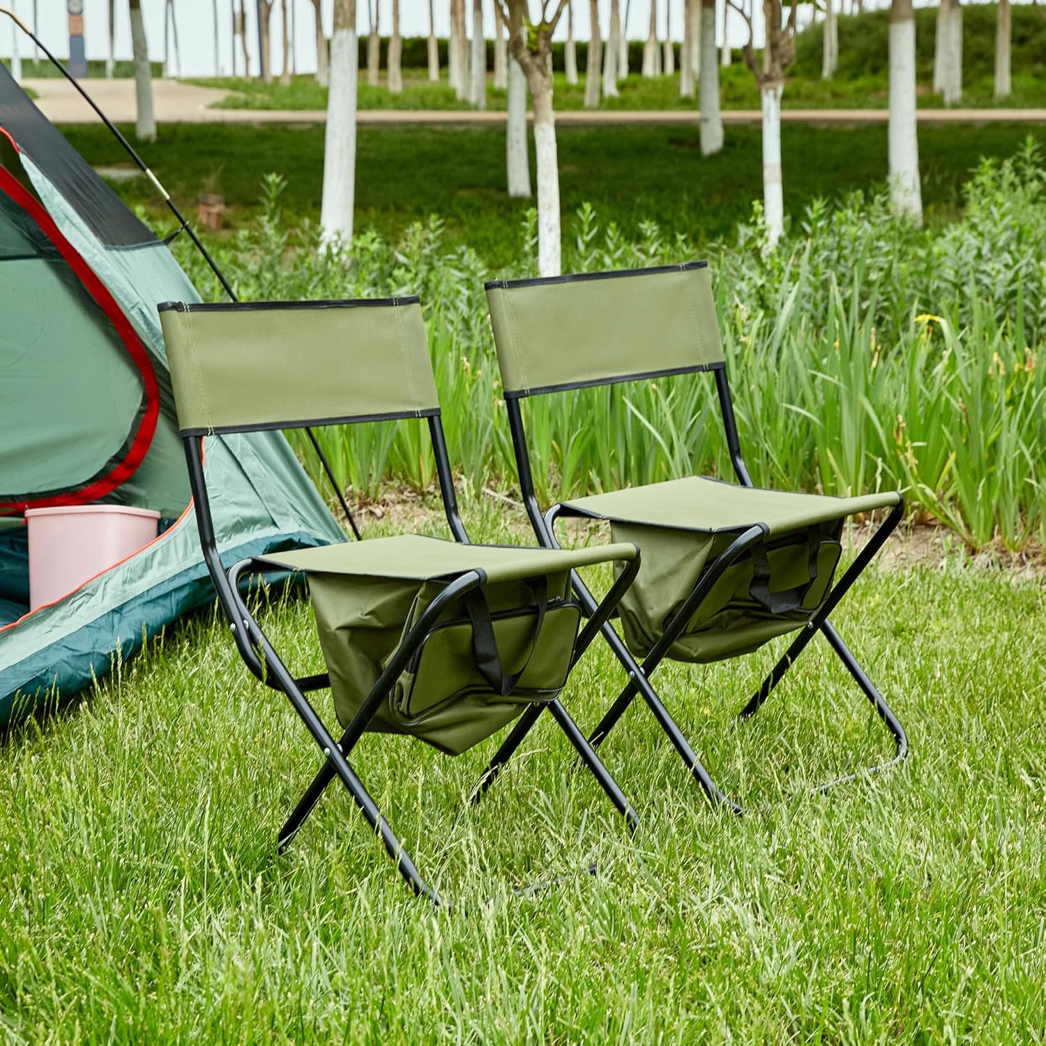 SILLA PLEGABLE CON ALMACENAMIENTO