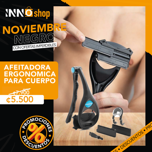 AFEITADORA ERGONOMICA PARA EL CUERPO - OFERTA DE NOVIEMBRE