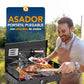 ASADOR PORTÁTIL PLEGABLE  CON UTENCILIOS DE COCINA