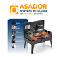 ASADOR PORTÁTIL PLEGABLE  CON UTENCILIOS DE COCINA