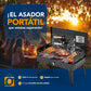 ASADOR PORTÁTIL PLEGABLE  CON UTENCILIOS DE COCINA