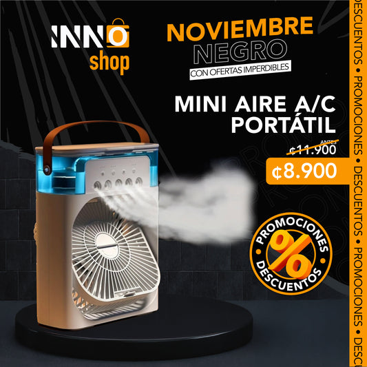 MINI AIRE ACONDICIONADO PORTÁTIL 3 EN 1 - OFERTA DE NOVIEMBRE