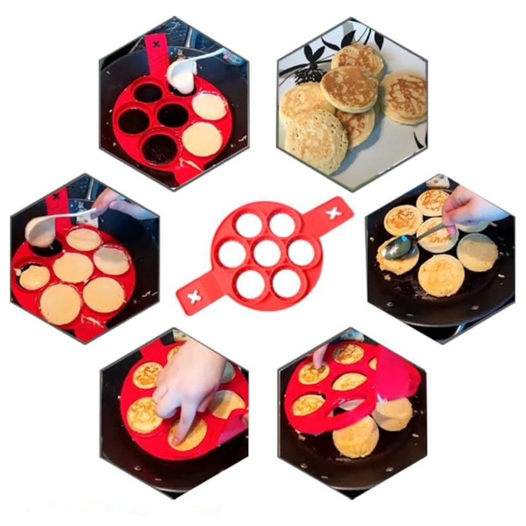 SILICONA MULTIPLE DE PANCAKES