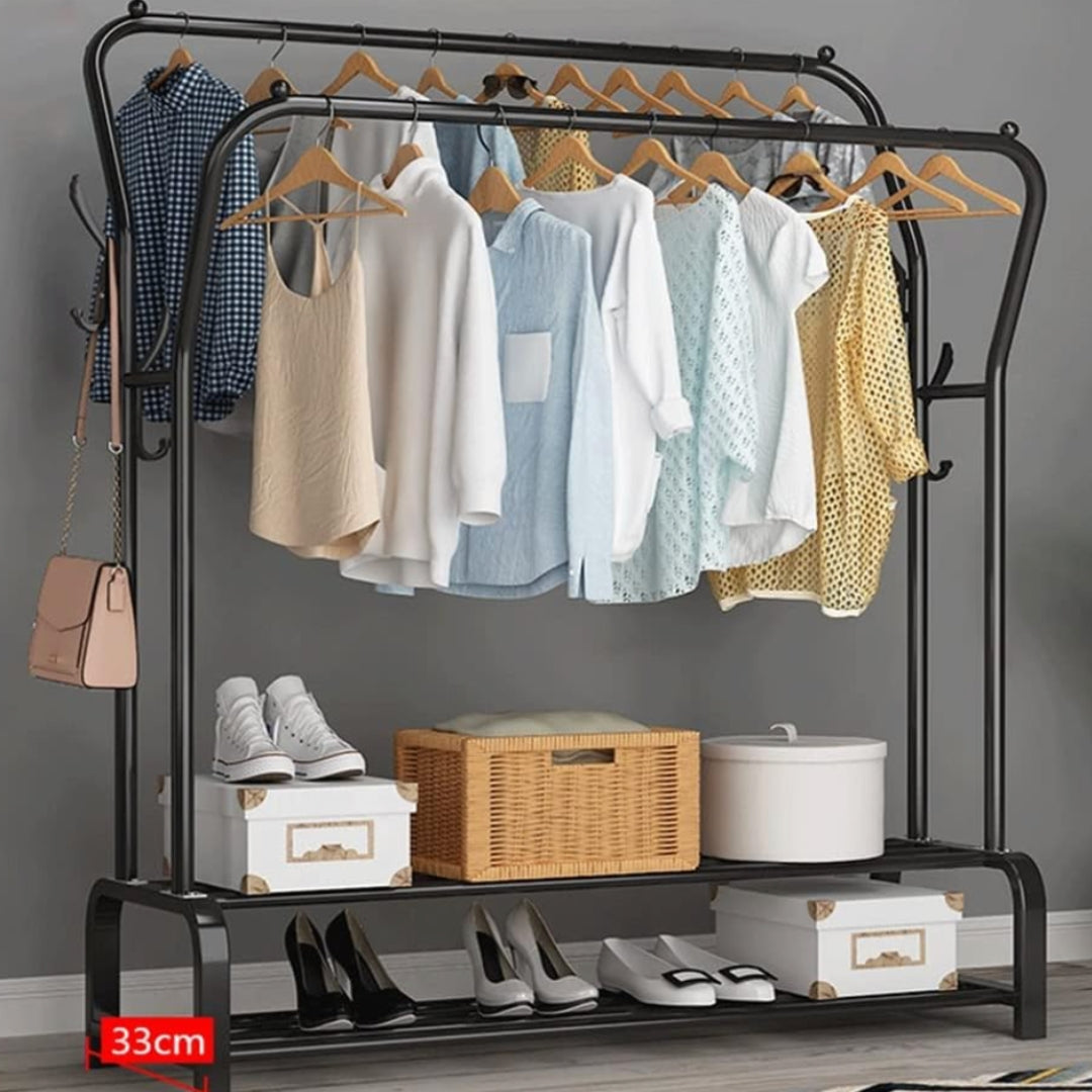 PERCHERO ORGANIZADOR DE CAMISAS Y ZAPATOS 3 EN 1