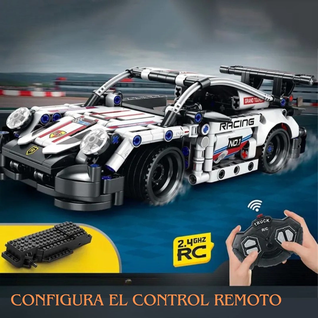 PORCHE 911 GT3 RS A CONTROL REMOTO  ELECTRICO TIPO LEGO (386PCS)