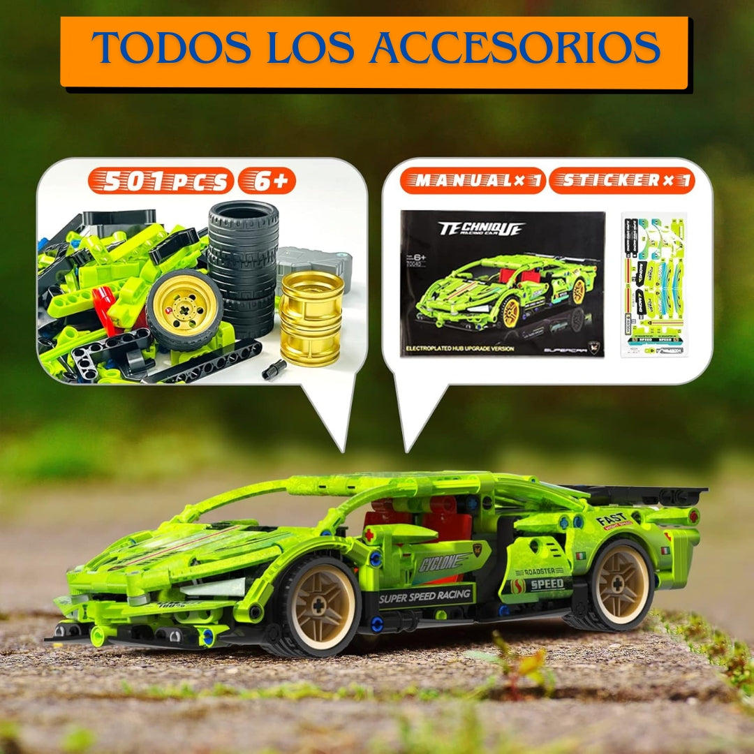 LAMBORGHINI HURACAN TIPO LEGO (499PCS)
