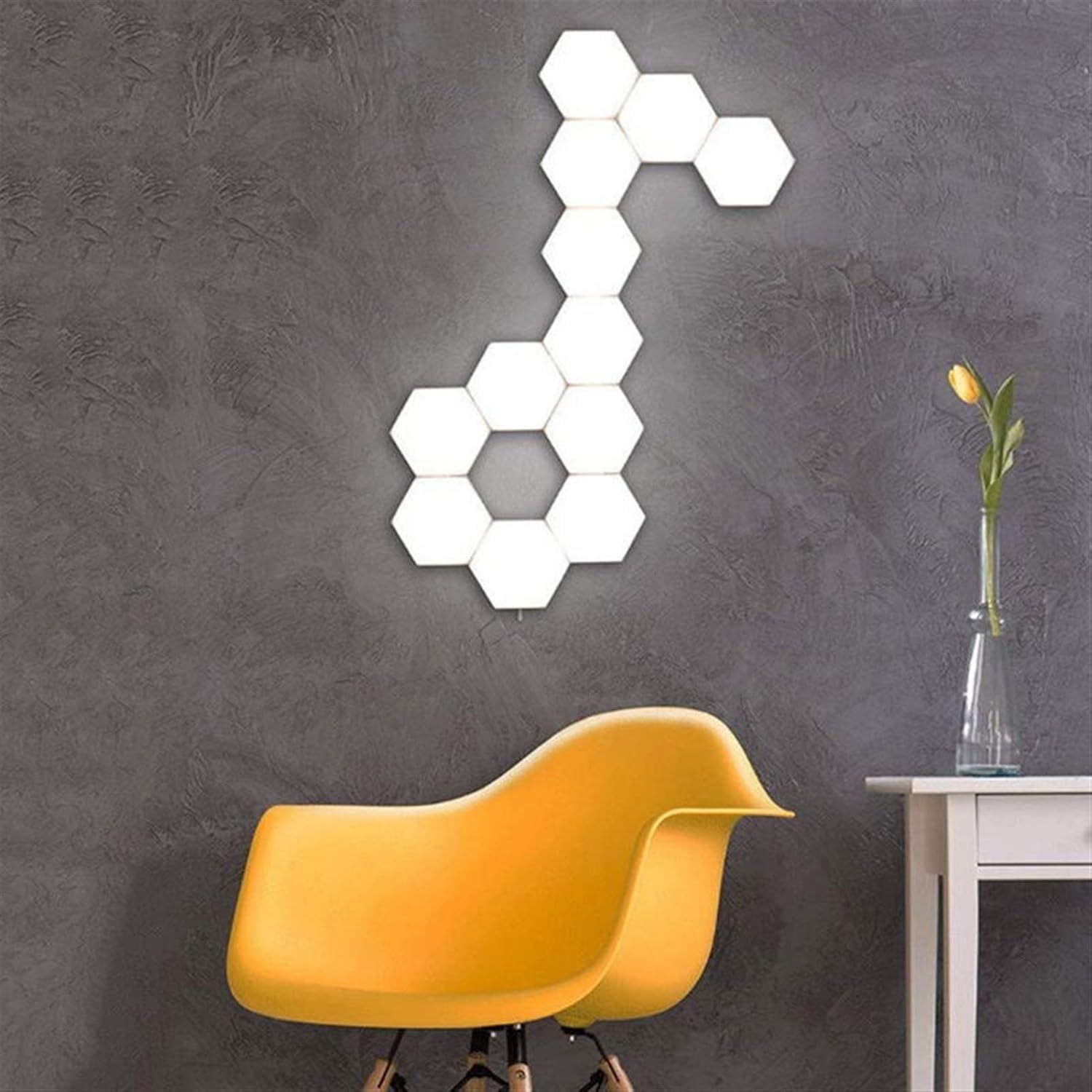 LUZ LED HEXAGONAL DECORATIVA (10PCS)
