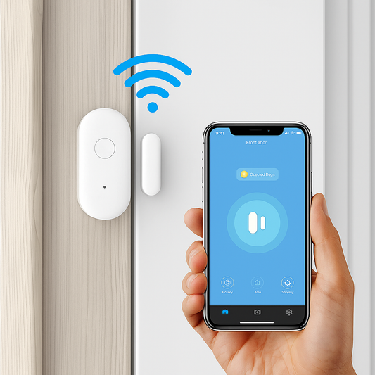 SENSOR DE PUERTA Y VENTANA WIFI CON ALERTA
