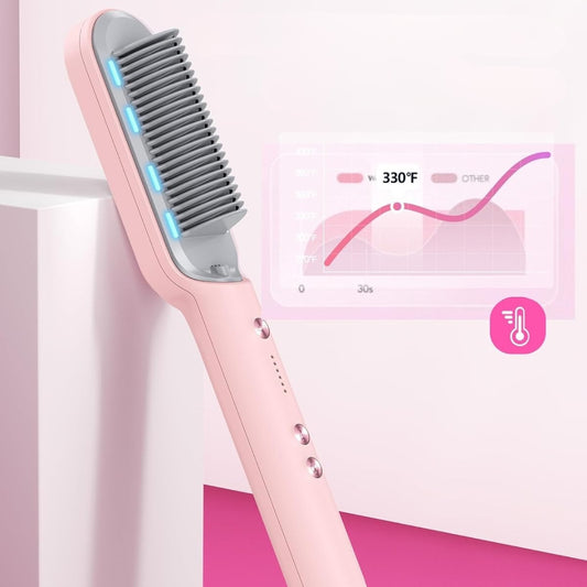 PLANCHA TIPO CEPILLO DE CERAMICA PARA CABELLO