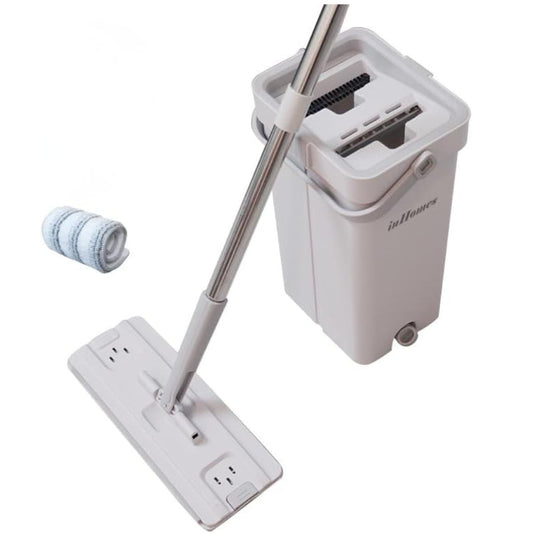 JUEGO DE TRAPEADOR Y CUBETA AUTOESCURRIENTE