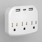 ENCHUFE INALÁMBRICO CON USB ROTATORIO 180 GRADOS