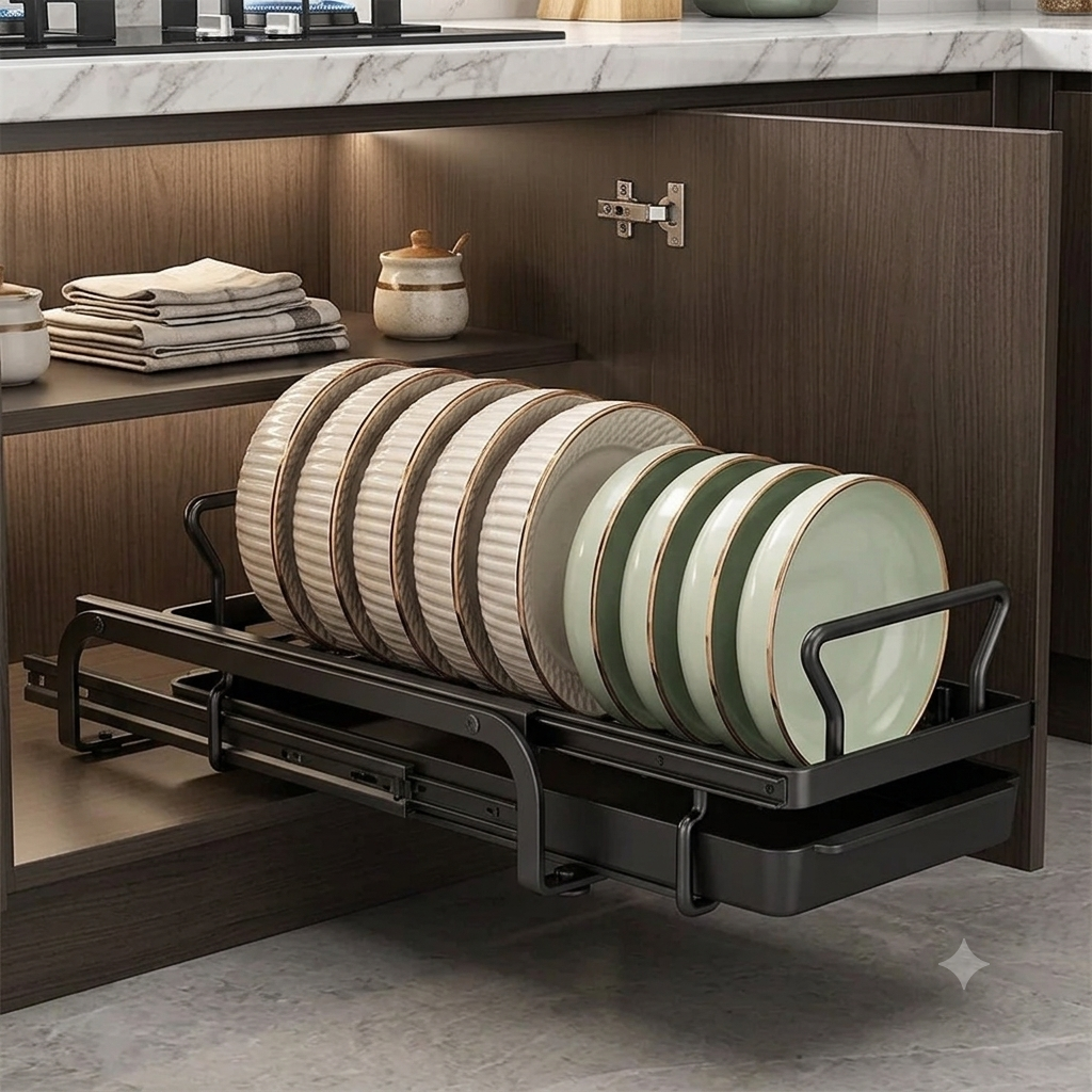 ORGANIZADOR DESLIZABLE DE PLATOS